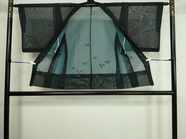 平和屋着物▽羽織　スリーシーズン　春夏秋　塵除け　舞花文　正絹　逸品　DABG9700sf