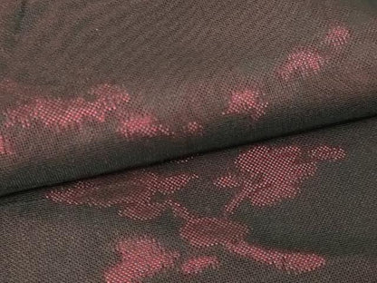 平和屋着物▽羽織　スリーシーズン　春夏秋　塵除け　流水草花文　正絹　逸品　DABG9739sf