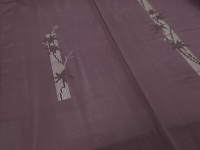 平和屋着物▽羽織　スリーシーズン　春夏秋　塵除け　ドロンワーク　枝葉文　正絹　逸品　DABG9744sf