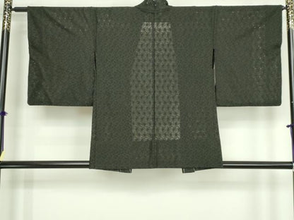 平和屋着物▽羽織　スリーシーズン　春夏秋　塵除け　総レース　唐草文　交織　DABG9780sf