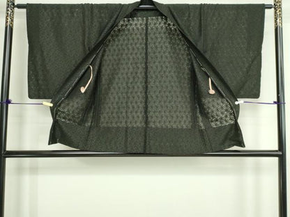 平和屋着物▽羽織　スリーシーズン　春夏秋　塵除け　総レース　唐草文　交織　DABG9780sf