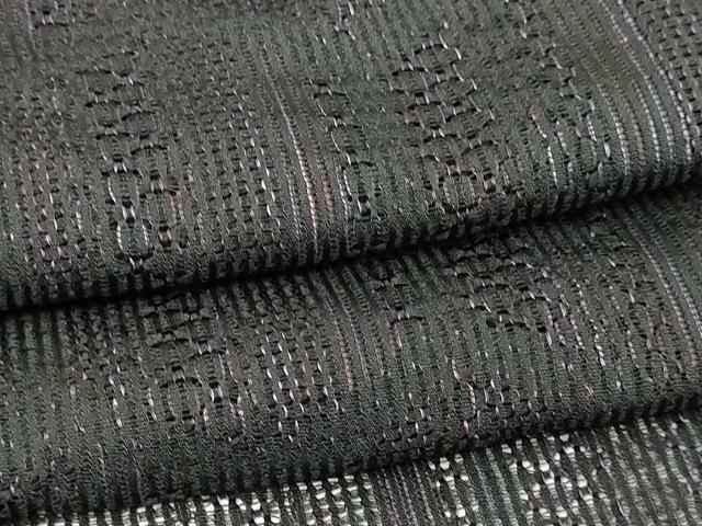 平和屋着物▽道行コート　スリーシーズン　春夏秋　塵除け　亀甲文　正絹　逸品　DABG9781sf
