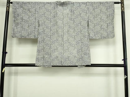 平和屋着物▽羽織　スリーシーズン　春夏秋　塵除け　総レース　花尽くし文　交織　DABG9785sf