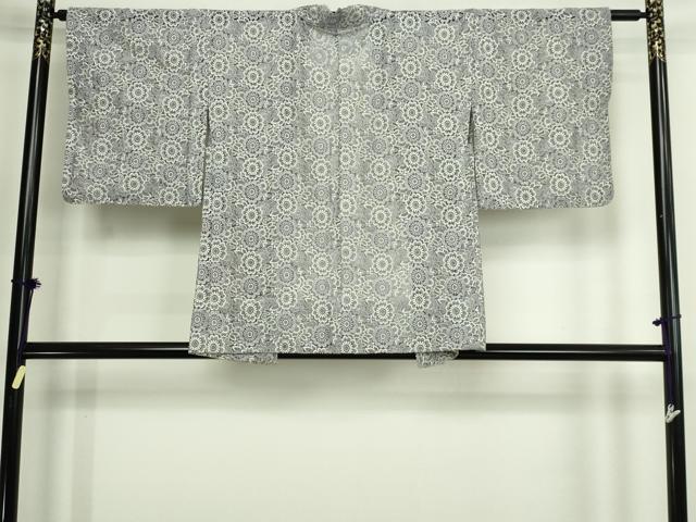 平和屋着物▽羽織　スリーシーズン　春夏秋　塵除け　総レース　花尽くし文　交織　DABG9785sf