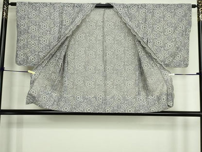 平和屋着物▽羽織　スリーシーズン　春夏秋　塵除け　総レース　花尽くし文　交織　DABG9785sf