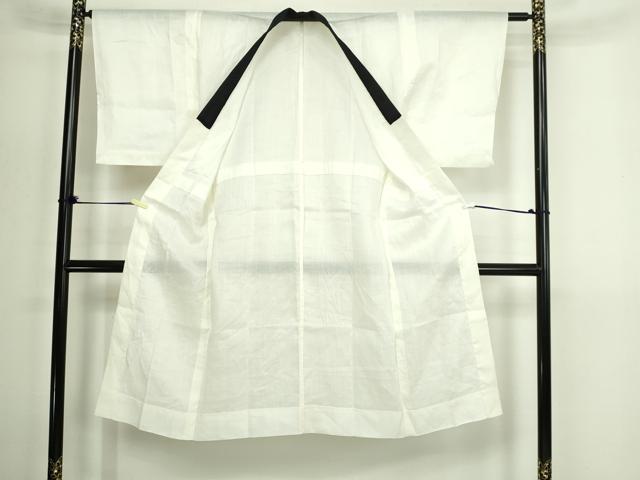 平和屋着物＊夏物　男性　長襦袢　色無地　鳥の子色　麻　逸品　DABG9804sf