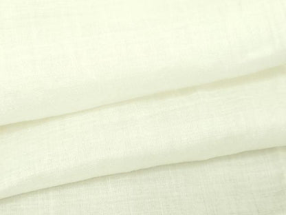 平和屋着物＊夏物　男性　長襦袢　色無地　鳥の子色　麻　逸品　DABG9804sf