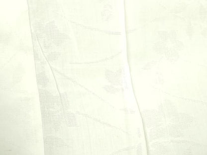 平和屋着物＊夏物　長襦袢　枝花紋紗　生成り色　交織　DABG9805sf