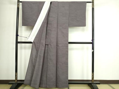 平和屋着物＊夏物　小紋　流水文　正絹　逸品　DABG9819sf