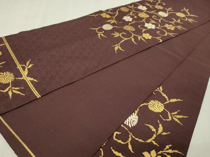 平和屋本店▼六通柄　本袋帯　竹花町そつる　本金　正絹　逸品　DABG9878sf