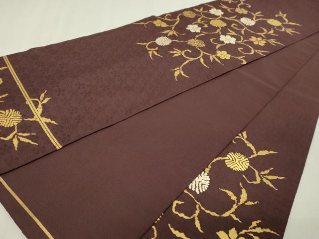 平和屋本店▼六通柄　本袋帯　竹花町そつる　本金　正絹　逸品　DABG9878sf