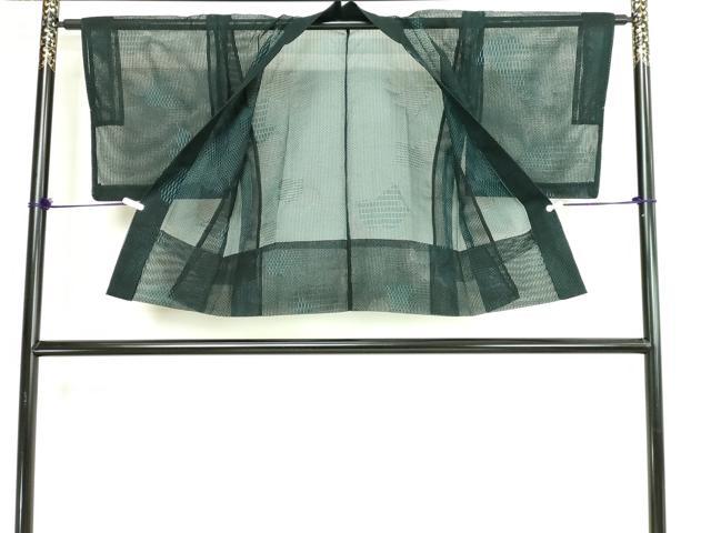 平和屋着物▽羽織　スリーシーズン　春夏秋　塵除け　舞葉文　正絹　逸品　DABG9992sf