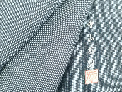 平和屋着物●寺山存男　江戸小紋　角通し　正絹　逸品　DABH0006op