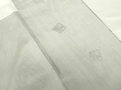 平和屋着物●本場縞大島紬　訪問着　更紗花文　暈し染め　三越扱い　正絹　逸品　DABH0008op