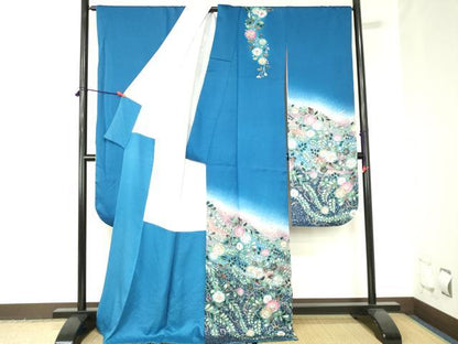 平和屋着物●豪華振袖　作家物　孝美作　絞り　辻が花　暈し染め　金彩　正絹　逸品　DABH0010op