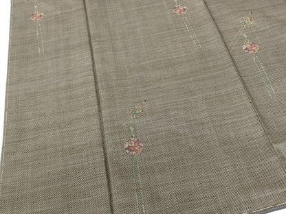 平和屋着物●本場大島紬　7マルキ　花簪　正絹　逸品　DABH0025op
