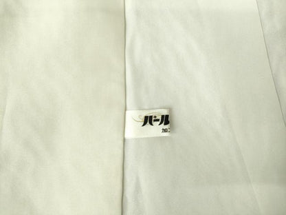 平和屋着物●名門　藤娘きぬたや・総絞り・杢目絞り　小紋　菱文　正絹　逸品　DABH0028op