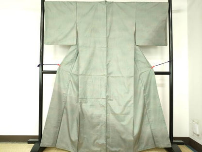 平和屋着物●本場染大島紬　訪問着　霞文　暈し染め　正絹　逸品　DABH0029op