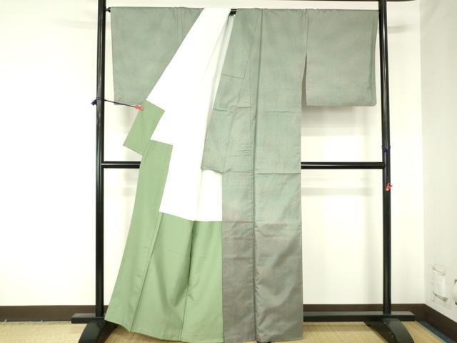 平和屋着物●本場染大島紬　訪問着　霞文　暈し染め　正絹　逸品　DABH0029op