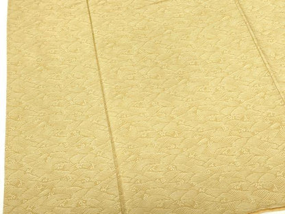平和屋着物●江戸小紋　立波文　正絹　逸品　DABH0043op