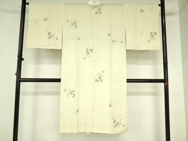 平和屋着物●長襦袢　無双仕立て　舞桜　やまと誂製　正絹　逸品　DABH0046op