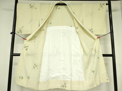 平和屋着物●長襦袢　無双仕立て　舞桜　やまと誂製　正絹　逸品　DABH0046op