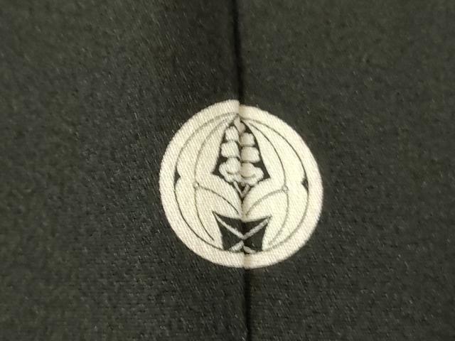 平和屋着物●金彩友禅　卓越技能者・名工・和田光正　黒留袖　御所車花松文　金銀彩　正絹　逸品　DABH0049op