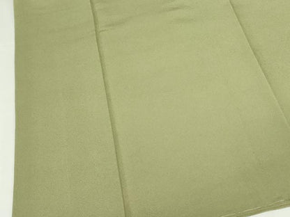 平和屋着物●上質な色無地　青丹色　正絹　逸品　未使用　DABH0056op