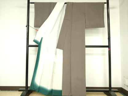 平和屋着物●無形文化財　人間国宝　五嶋敏太郎　江戸小紋　鱗文　正絹　逸品　DABH0062op