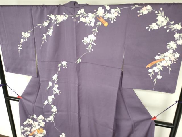 平和屋着物●訪問着　駒刺繍　花鼓　楽器文　金彩　正絹　逸品　DABH0069op