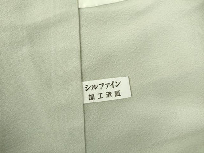 平和屋着物●中国三大刺繍　スワトウ刺繍　汕頭刺繍　総刺繍　訪問着　几帳花文　暈し染め　金彩　正絹　逸品　DABH0071op