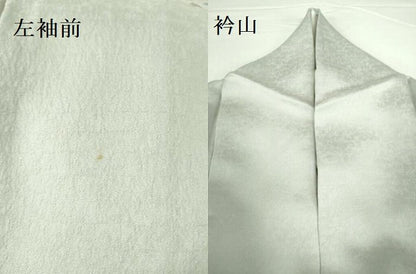 平和屋着物●訪問着　刺繍　花丸文　暈し染め　金糸　ロング丈　正絹　逸品　DABH0077op