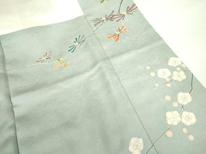 平和屋着物●訪問着　松竹梅　金彩　高島屋扱い　正絹　逸品　DABH0078op