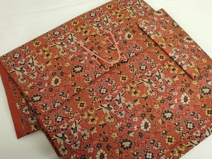 平和屋着物◎つけ帯　紹巴　向かい鳥花文　正絹　逸品　未使用　DABH0083op