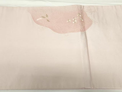 平和屋着物◎中国三大刺繍　相良刺繍　総刺繍　太鼓柄袋帯　花鳥文　正絹　逸品　DABH0103op