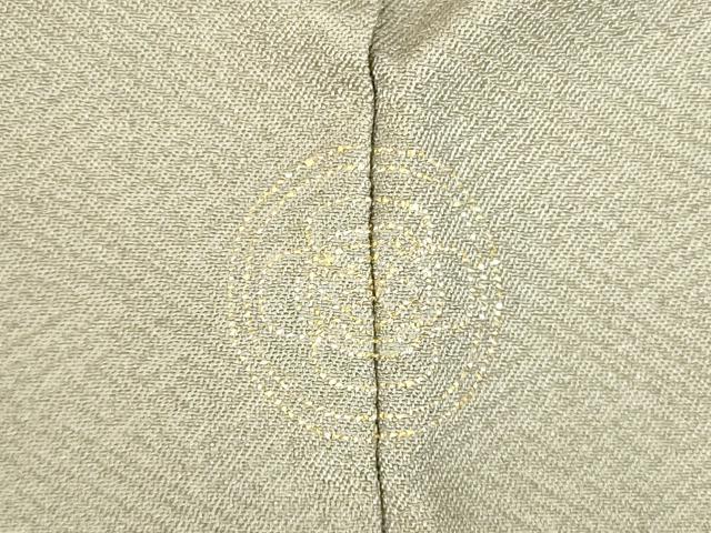 平和屋着物●訪問着　刺繍　道長草花文　暈し染め　金彩　正絹　逸品　DABH0134op