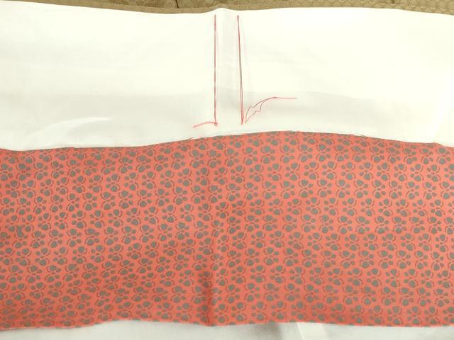 平和屋着物●訪問着　地紙花文　暈し染め　金彩　正絹　逸品　DABH0140op