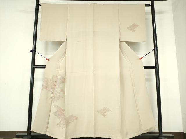 平和屋着物●中国三大刺繍　スワトウ刺繍　汕頭刺繍　総刺繍　訪問着　蜀江花文　正絹　逸品　DABH0141op
