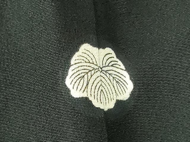 平和屋着物●豪華黒留袖　刺繍　牡丹　枝梅　金彩　正絹　逸品　DABH0156op