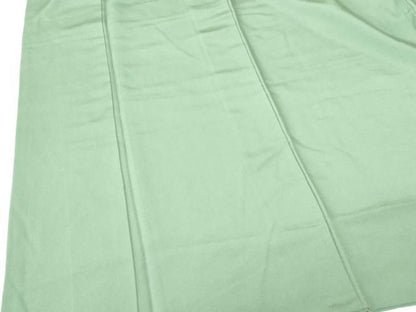 平和屋着物●上質な色無地　松葉色　正絹　逸品　DABH0161op