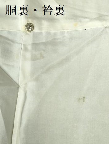 平和屋着物●上質な紬　間道　正絹　逸品　DABH0164op