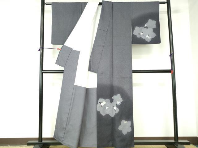 平和屋着物●訪問着　舞花　暈し染め　金銀彩　正絹　逸品　DABH0176op