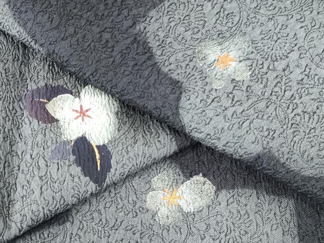 平和屋着物●訪問着　舞花　暈し染め　金銀彩　正絹　逸品　DABH0176op