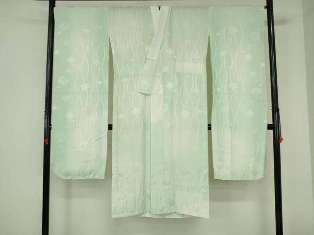平和屋着物●豪華振袖・長襦袢セット(無双仕立て)　うさぎぽっくり　花簪　金彩　半衿刺繍　正絹　逸品　DABH0177op