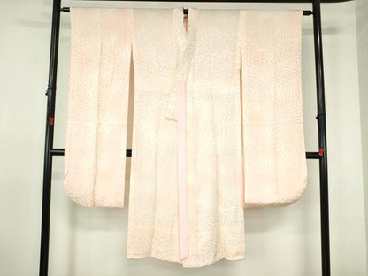 平和屋着物●豪華振袖・長襦袢セット(無双仕立て)　駒刺繍　絞り　鴛鴦花文　金彩　正絹　逸品　DABH0178op