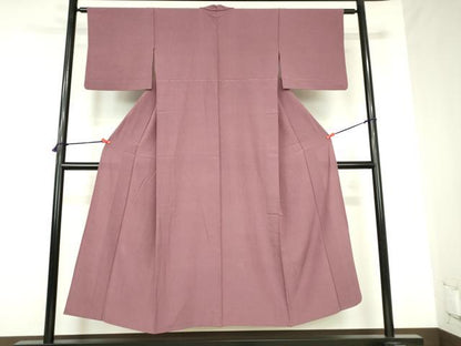 平和屋着物▽江戸小紋　単衣　鮫小紋柄　正絹　逸品　DABH0179op