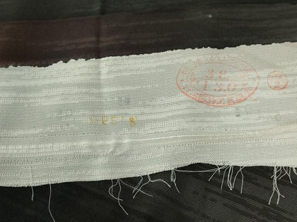 平和屋着物▽道中着　スリーシーズン　春夏秋　塵除け　霞文　ロング丈　反端付き　正絹　逸品　DABH0204op
