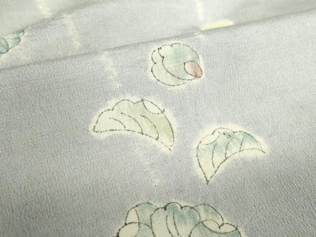 平和屋着物▽上質な小紋　単衣　絞り　辻が花　正絹　逸品　DABH0214op