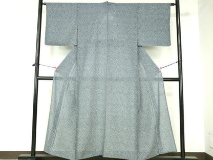 平和屋着物＊夏物　小紋　絽　花唐草文　正絹　逸品　未使用　DABH0234op