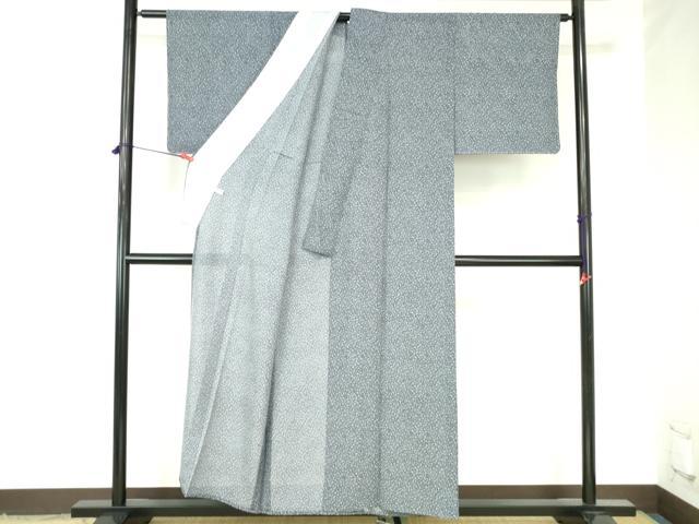 平和屋着物＊夏物　小紋　絽　花唐草文　正絹　逸品　未使用　DABH0234op
